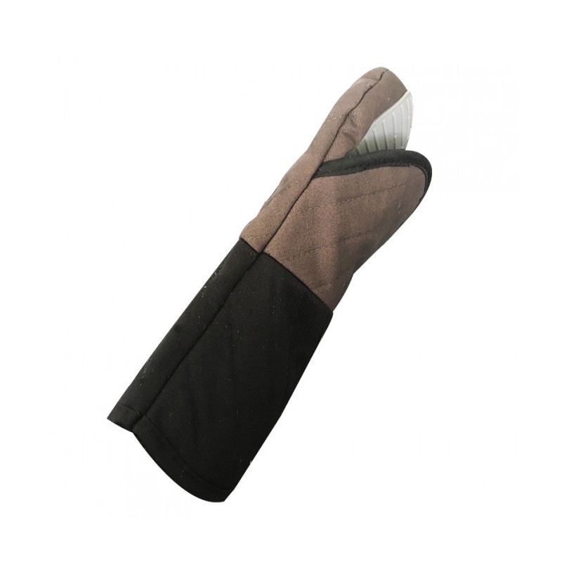 Gants anti-chaleur de cuisine textile + silicone 200° C max. Longueur 32cm  - Memphis Product