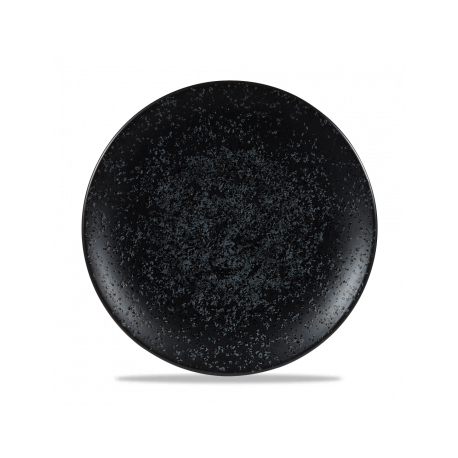 Assiettes grandes rondres noires Menu Shades diam 27 par 6
