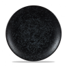 Assiettes grandes rondres noires Menu Shades diam 27 par 6