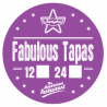 Etiquette identification plat FABULOUS TAPAS (10/20) avec boite distributrice de 500 étiquettes-Livraison à domicile