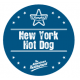 Etiquettes NEW YORK Hot Dog x 500