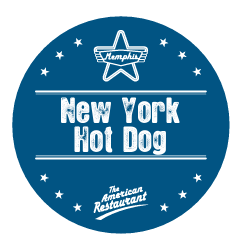 Etiquettes NEW YORK Hot Dog x 500