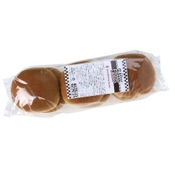 Pain Bun Brioche 11cm - carton de 6 sachets de 6 pains