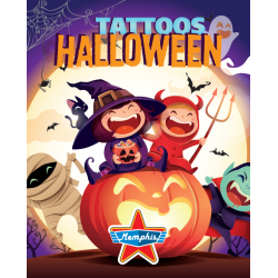 Tattoo Halloween - boite de 120 pochettes
