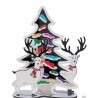 NOEL DECO EFFET MIROIR SAPIN RENNES 20cm