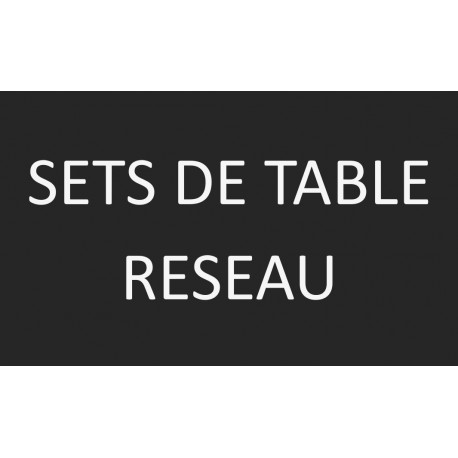Sets de Table HIVER x 1000 - VERSION RESEAU