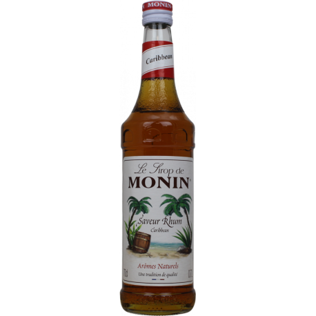 Sirop MONIN 6X70cl - Saveur Rhum