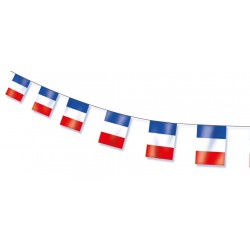 Guirlande drapeaux bleu blanc rouge 5m