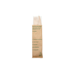 Sachets couverts 3/1 bois x 500