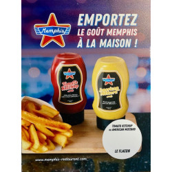 CHEVALET MOUTARDE KETCHUP 200X260