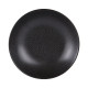 assiette salade grande 25cm vesuvio noir x6