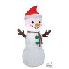 Bonhomme de neige gonflable - lumineux - 120 cm3 LED - sur secteur - usage intérieur et extérieur