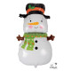 Ballon aluminium Bonhomme de neige