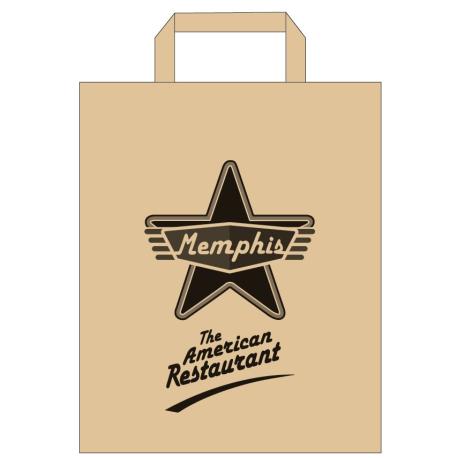 Sac CABAS Kraft MEMPHIS 26X14X32 x250