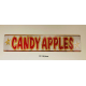 Plaque Métal décorative Candy 71 x15.56 cm