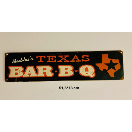 Plaque Métal décorative bar 51.5 x 13 cm