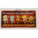 Plaque Métal décorative It's time 60 x 29.4 cm