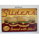 Plaque Métal décorative sliders 43.5 x 29.3 cm