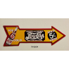 Plaque Métal décorative pepsi cola 70 x 22 cm