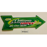 Plaque Métal décorative Mountaine 70 x 22 cm