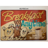Plaque Métal décorative Brekfast 43.5 x 29.3 cm