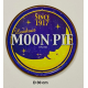 Plaque Métal décorative Moon Pie diam 30