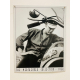 Plaque Métal décorative king moto 32x40.5
